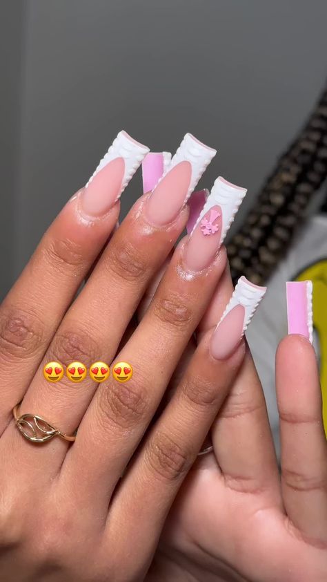 Love😍😍 #nottinghamnails #nottinghamnailtech #nailtechnottingham #pin... | i'm lost in this world | TikTok Nails With Pink Bottoms, Pink Bottoms Nails, Pink Bottom Nails, Pink Bottoms, Pink Bottom, Nail Tech, This World, Nail Inspo, Nail Ideas