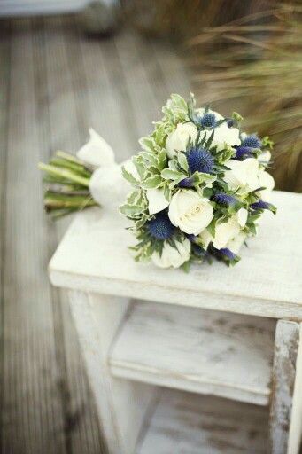 Blue And White Flowers, Blue Wedding Flowers, White Wedding Bouquets, White Wedding Flowers, Scottish Wedding, Blue Bridal, Deco Floral, White Bouquet, Wedding Flower Arrangements