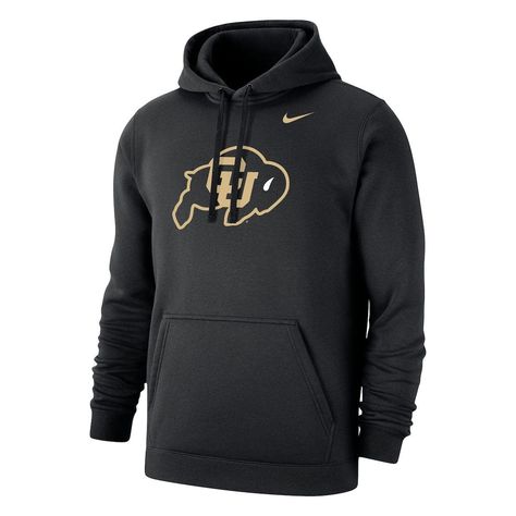 When the temperature drops, gear up in Colorado Buffaloes style with this Nike Club hoodie. It features a classic design and bold team graphics on the chest. The soft fleece lining and adjustable hood make this pullover a must-have for any Colorado Buffaloes fan. Pullover Officially licensed Fleece lined Hooded Midweight hoodie suitable for moderate temperatures Brand: Nike Machine wash, tumble dry low Screen print graphics Long sleeve Imported Front pouch pocket Hood with drawstring Pullover Ma Usc Trojans Logo, Buffalo Logo, Logo Club, Soccer Hoodies, Colorado Buffaloes, Hoodie Fabric, Iowa State Cyclones, Nike Soccer, College Hoodies