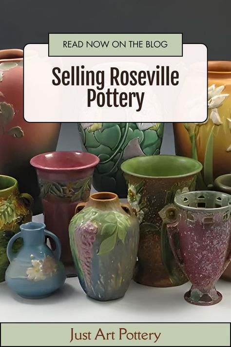 Discover how to get the best value for your vintage home decor pieces. Just Art Pottery offers expert advice on selling unique pottery ideas and vintage pottery, ensuring you make informed decisions for your antique home decor ideas. Forest Ceramics, Pottery Crockery, Roseville Pottery Vintage, Pretty Pottery, Moroccan Pottery, Antique Vases, Pottery Patterns, Art Deco Vases, Weller Pottery