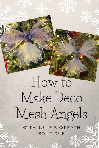 How To Make Angels Out Of Deco Mesh, Decomesh Angels Diy, Diy Mesh Angel Tutorial, Deco Mesh Angel Tutorial How To Make, Handmade Christmas Angels, Mesh Angels Diy, Deco Mesh Angels Diy How To Make, Angel Wreath Deco Mesh, Deco Mesh Angel Wings Wreath Tutorial