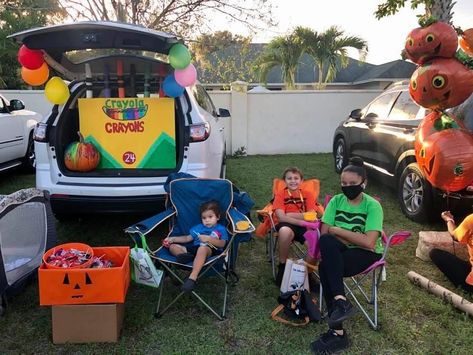 Crayon Trunk Or Treat Ideas For Cars, Crayons Trunk Or Treat, Crayon Box Trunk Or Treat, Crayon Trunk Or Treat, Trunk Or Treat Sedan, Monster Car Trunk Or Treat, It’s A Great Pumpkin Charlie Brown Trunk Or Treat, Crayola Crayons, Crayon Box