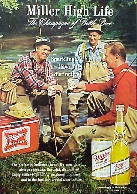 Cool old fishing ad Popular Mechanics Magazine, Topi Vintage, Beer Advertisement, Beer Posters, Busch Beer, Beer Ads, Trout Fishing Tips, Beer Advertising, Beer Ad