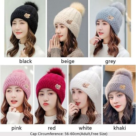 Tomorrow Fashion Winter Beanie for Women and Girls Cold Weather Cap- Cute Fashionable Knitted Wool Pom Pom Hat for Ladies buynow;- https://fup2.short.gy/yw2kaA #WinterFashion #CozyStyle #BeanieLook #WinterOutfit #FashionInspo #CasualStyle #Stylish #WarmAndCozy #WinterVibes Winter Cap For Women Wool, Snow Hat, Winter Cap, Winter Gloves, Winter Beanie, Pom Pom Hat, Art References, Caps For Women, Cozy Fashion