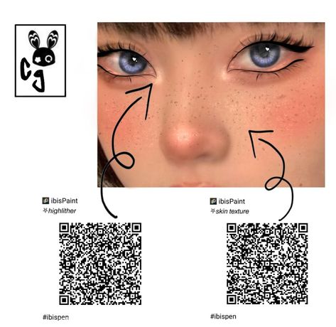 Ibis Skin Tutorial, Ibispaintx Brushes Highlights, Ibis Highlight Brush, Skin Qr Code Ibis Paint, Ibis Paint Brush Code Skin Shading, Ibispaint Skin Brush, Ibis Skin Brush, Highlights Brush Ibispaint, Ibis Paint Brush Code Detail