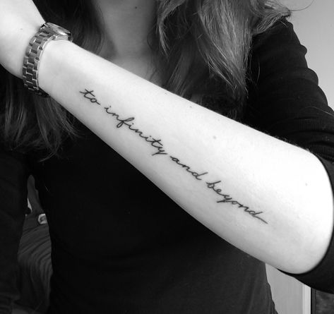 Infinite And Beyond Tattoo, Infinity Times Infinity Tattoo, Liam Tattoo, To Infinity And Beyond Tattoo, Infinity And Beyond Tattoo, Beyond Tattoo, Boyfriend Tattoo, Typographic Tattoo, Birthdate Tattoo