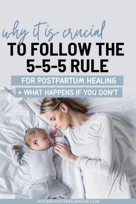 Learn all about the 5-5-5 postpartum rule, why it is important, and all the benefits that come from it to help you and your baby recover during the 4th trimester.  5-5-5 postpartum | postpartum 5-5-5 | 5-5-5 rule postpartum | postpartum rules | 555 postpartum rule | 5 day rule postpartum | 40 Day Postpartum, Postpartum Visiting Rules, 5-5-5 Rule Postpartum, First 40 Days Postpartum, 5 5 5 Postpartum, 555 Postpartum Rule, Postpartum Inspiration, 40 Days Postpartum, Postpartum Plan