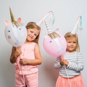 Rainbow Unicorn Party, Unicorn Balloon, Balloon Kits, Balloon Crafts, Balloon Kit, Unicorn Decorations, Pony Party, Unicorn Theme, Meri Meri