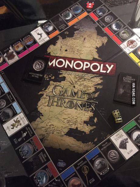 We know what happens with friends during normal Monopoly. But what will happen now? Geek Room, Bizarre Pictures, Monopoly Game, Games Of Thrones, Valar Morghulis, Take My Money, That Moment When, House Of Dragons, A Song Of Ice And Fire