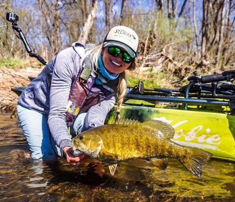 How to Catch More Smallmouth Bass on the River | Outdoor Life Hobie Pro Angler, Best Bass Lures, Lake Pics, Smallmouth Bass Fishing, Channel Catfish, Musky Fishing, Fall Fishing, Smallmouth Bass, Striped Bass