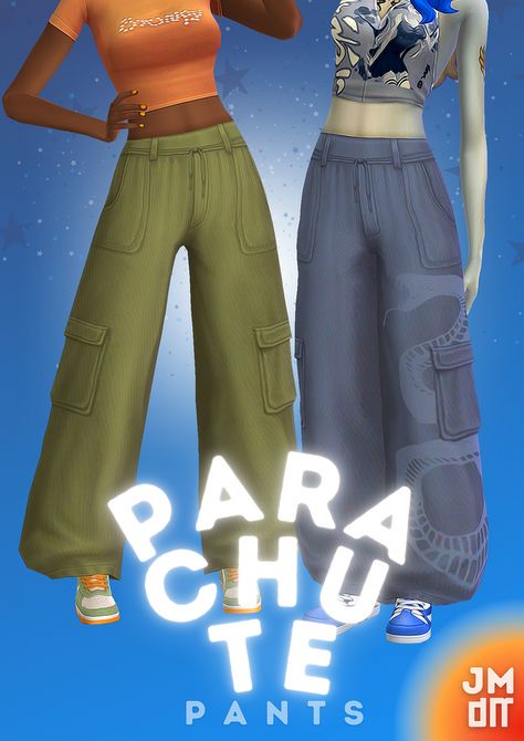 PARACHUTE PANTS | jellymoo on Patreon The Sims 4 Pack, The Sims 4 Pc, Pelo Sims, The Sims 4 Packs, Sims 4 Mm Cc, Sims 4 Expansions, Sims 4 Cc Folder, Sims 4 Teen, Sims 4 Characters