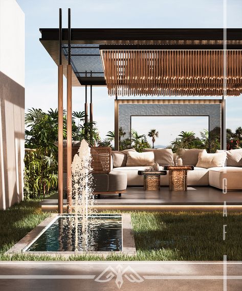 Interior Design I Mountain View I GAF Design Studio Tropical Rooftop Design, Rooftop Lounge Design, Rooftop Hotel Design, Rooftop Terrace Design India, Luxury Rooftop Lounge, Terace Design, Luxury Rooftop, Rooftop Garden Section Detail, Luxury Pools Backyard