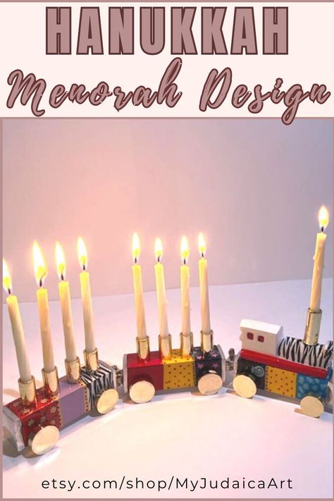 hanukkah menorah Hanukkah Activites, Chanukah Menorah, Jewish Hanukkah, Chanukah Decor, How To Celebrate Hanukkah, Hanukkah Decorations, Hanukkah Menorah, Kids Training, Aluminium Design