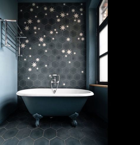 Moon Bathroom Decor, Bathroom Moody, Moody Celestial, Celestial Bathroom, Gothic Celestial, Whimsical Celestial, Vintage Celestial, Themed Bathroom, Bathroom Aesthetic