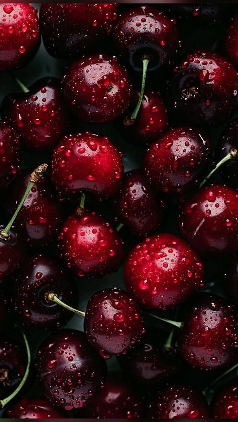 Sultry Red Aesthetic, Maroon Aesthetic, Burgundy Aesthetic, Neon Food, Dark Red Wallpaper, Fruit Wallpaper, Fruit Photography, Food Wallpaper, Beautiful Fruits