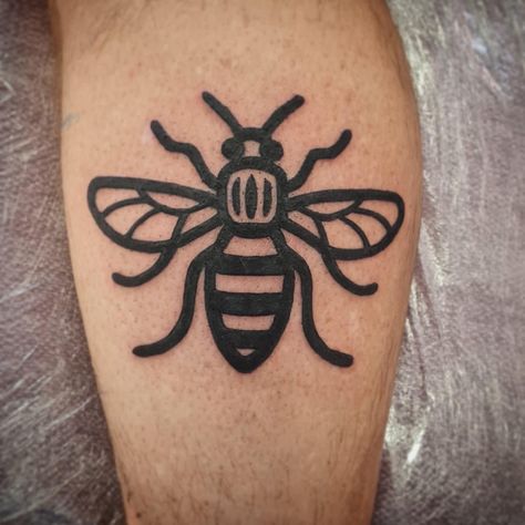 Manchester Bee Tattoo, Manchester Bee, Bee Tattoo, Tattoo Work, Arm Tattoo, Tatting, Manchester, Tattoo Ideas, Bee