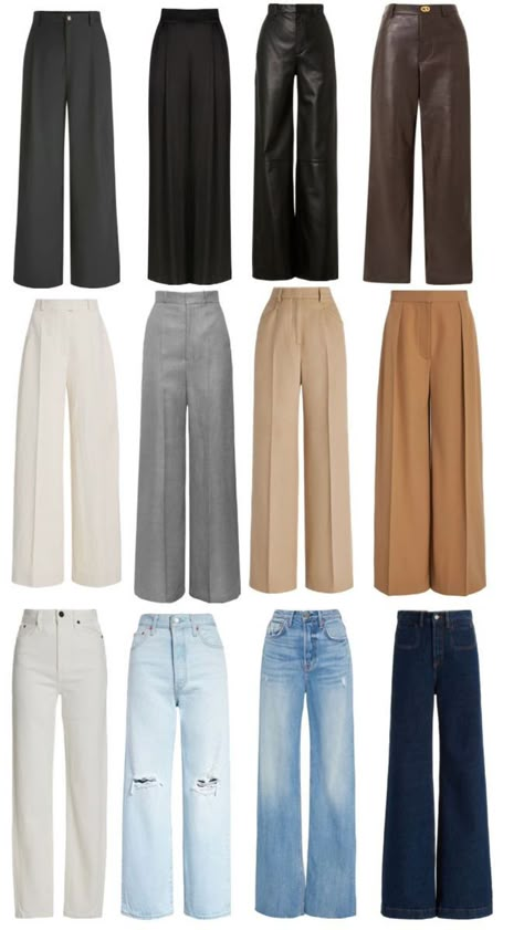 Celana Jins Wanita, Capsule Wardrobe Casual, Stylish Outfits Casual, Fashion Capsule Wardrobe, Pants Women Fashion, Everyday Fashion Outfits, Casual Day Outfits, Elegante Casual, Classy Work Outfits