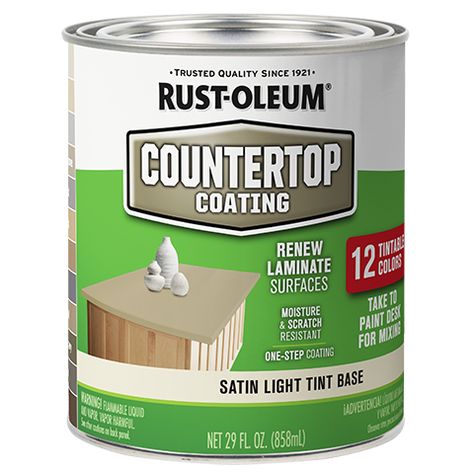 Painted Countertops | Rust-Oleum Rustoleum Countertop Paint, Rustoleum Countertop, Countertop Refinishing Kit, Countertop Transformations, Countertop Paint Kit, Resurface Countertops, Countertop Paint, Refinish Countertops, Camper Redo