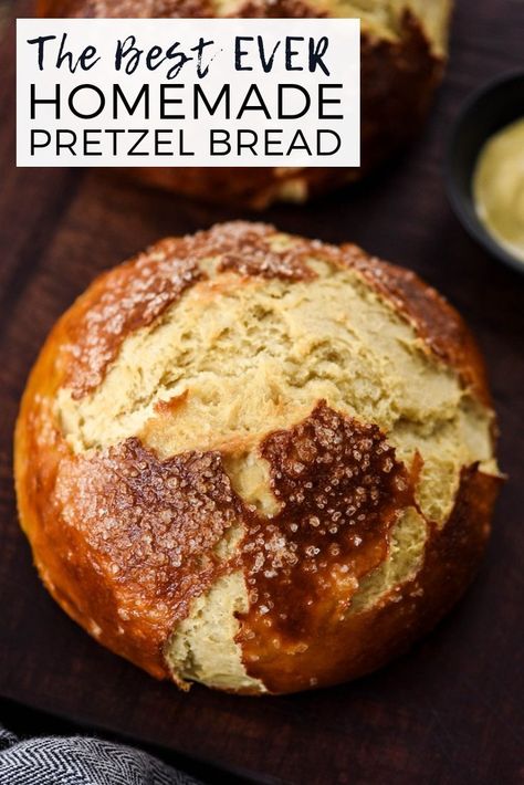 Pretzel Bread Recipe, Pretzel Roll Recipe, Homemade Pretzel, Bread Recipe Video, Pretzel Bread, Recipe Bread, Pretzel Rolls, Homemade Pretzels, A Loaf Of Bread