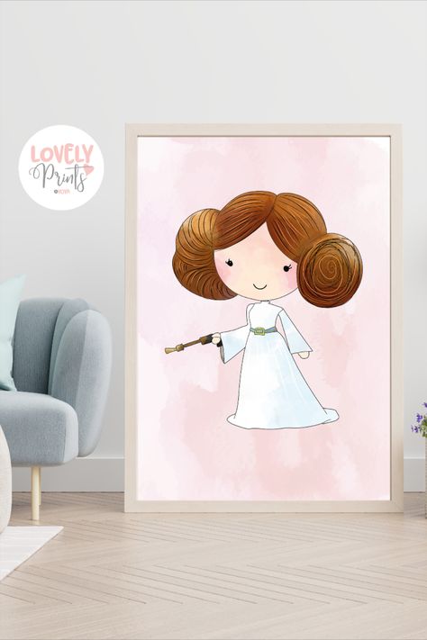 #frozen #supergirl #quote #leiaorgana #starwars #girlroom #babyroom #babydecor #babyroom Girls Door Sign, Star Wars Girl, Superhero Nursery, Star Wars Nursery, Interesting Tattoos, Star Wars Room, Printable Star, Nursery Wall Art Printable, Printable Nursery Art