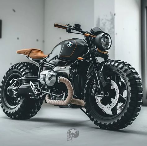 Scrambler Motorcycle Ideas, Bmw R80 Scrambler, R9t Bmw, Motor Custom Scrambler, Bmw R9t Scrambler, Bmw Rnine T Scrambler, Modern Cafe Racer, Motos Bmw, Custom Bikes Cafe Racers