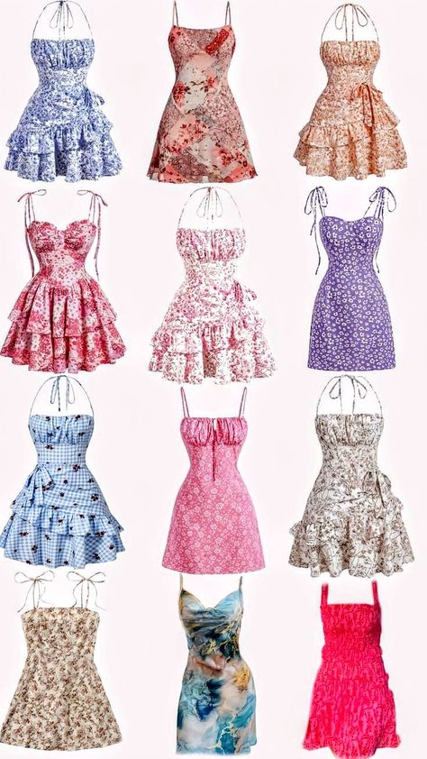 Explore the ultimate collection of summer dresses showcasing vibrant floral patterns and playful designs. Perfect for sunny days, these outfits are not only stylish but also comfortable. Whether you're headed to a picnic or a casual outing, these dresses will keep you looking chic. Discover your new favorite outfit today! . #SummerFashion #FloralDresses #OutfitInspo #FashionTrends #ChicStyle #DressCollection Floral Picnic Dress, Chic Bodycon Dress, Picnic Dress, Style Inspiration Summer, Todays Outfit, Floral Print Dress, Dress Collection, Halter Dress, Chic Style