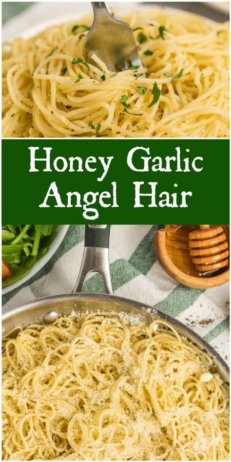 Garlic Angel Hair Pasta, Angel Hair Pasta Recipe, Easy Supper Ideas, Angel Hair Pasta Recipes, Pasta Meatballs, Pasta Lunch, Pasta Casseroles, Facebook Recipes, Pasta Meals