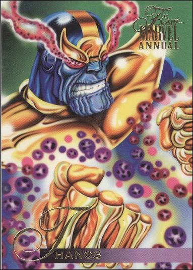 Thanos ('95 Annual Flair) Thanos Costume, Avengers Vs Thanos, The Infinity Stones, Marvel Thanos, Thanos Avengers, Mark Bagley, Infinity Stones, Thanos Marvel, Marvel Villains