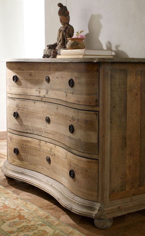 Hazel Chest Traditional Dresser, Pine Bedroom Furniture, Traditional Dressers, Wood Chest Of Drawers, Rustic Sideboard, Wood Chest, Dressers And Chests, Raw Wood, Furniture Inspiration