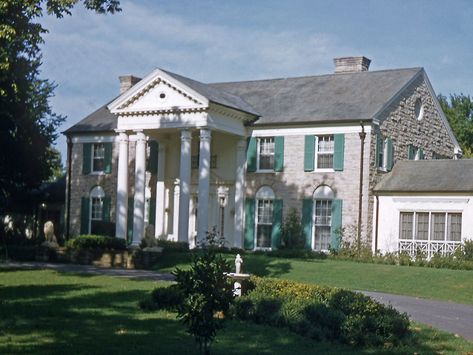 Graceland on Twitter: "Graceland Mansion. 1959.… " Guys With Black Hair, Graceland Mansion, Elvis Presley House, Wrought Iron Front Door, Graceland Memphis, Graceland Elvis, Do Smile, Elvis Presley Graceland, Iron Front Door