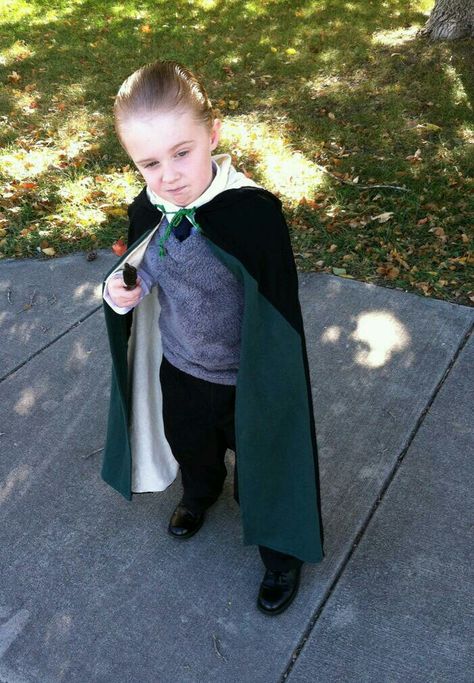 Draco Costume, Malfoy Costume, Draco Malfoy Costume, Quidditch Costume, Hogwarts Costume, Slytherin Costume, Festa Harry Potter, Diy Costumes Kids, Harry Potter Draco Malfoy