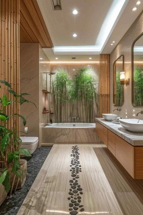 Small Bathroom Ideas With Tub Layout, Japanese Bathroom Design Small Spaces, Modern Japanese Bathroom, Master Bathrooms Luxury, Bathroom Zen, Modern Zen Bathroom, Japanese Bathroom Design, Japanese Style Bathroom, Japanese Bathroom