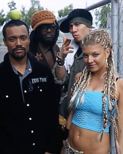 Black Eyed Peas 2000s, Black Eyed Peas Music, Black Eyed Peas Band, Early 2000s Music, Fergie Ferguson, 2000s Music, 90s Party, Album Of The Year, 90s Music