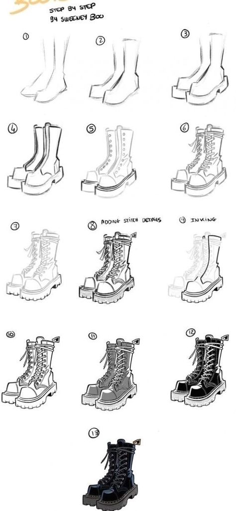 How To Draw Hoodies, Boots Drawing, Drawing Tut, Drawing Shoes, Human Body Drawing, Tutorial Drawing, Hoodie Drawing, John Brown, Body Sketches