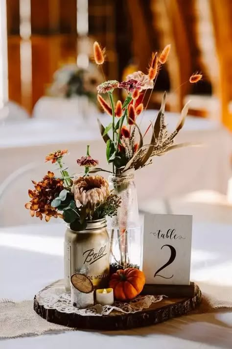 40+ Fall Wedding Ideas on a Budget We Love - HubPages Fall Wedding Reception Ideas, Fall Wedding Table Decor, Fall Country Wedding, Early Fall Weddings, Fall Wedding Reception, Fall Backyard, Curry Night, 2025 Ideas, Fall Wedding Tables