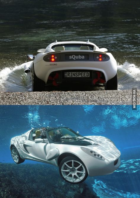 World First Underwater Car Amphibious Vehicle, Sweet Cars, Under Water, First Car, Sports Cars Luxury, Amazing Cars, Car Collection, James Bond, Hot Cars