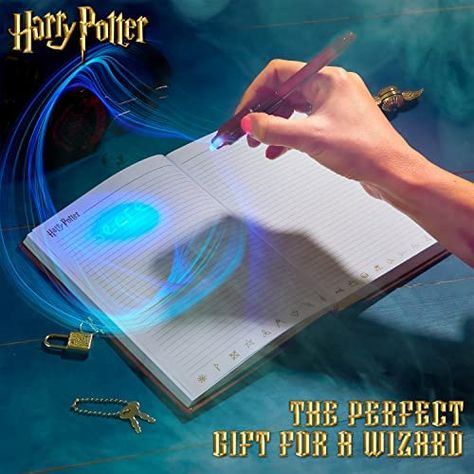 Lockable Journal, Harry Potter Stationery, Harry Potter Notebook, Ink Magic, Diary For Girls, Spy Kit, Harry Potter Toys, Diary With Lock, Magic Pen