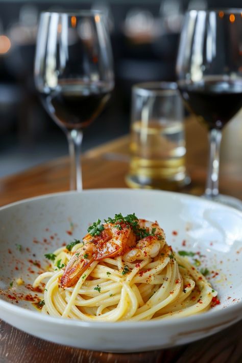 Indulge in the simplicity and flavors of traditional Italian cuisine with Spaghetti Aglio e Olio. This classic pasta dish features a harmonious blend of garlic, red pepper flakes, parsley, and olive oil that creates a light yet satisfying meal. Whether you're craving a quick weeknight dinner or hosting a casual gathering with friends, Spaghetti Aglio e Olio is sure to impress. Traditional Italian Recipes Dinners, Aglio E Olio Recipe, Pasta Restaurant, Luxurious Family, Spaghetti Aglio E Olio, Italian Spaghetti, Pasta Restaurants, Olive Photography, Spaghetti Aglio