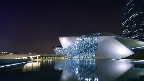 Guangzhou Opera House, Zaha Hadid Buildings, Nursing Student Tips, Rem Koolhaas, Zaha Hadid Architects, Frank Gehry, Grand Mosque, Zaha Hadid, Fire Station