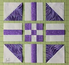 Arrange the units into the design Half Square Triangle Quilts Pattern, Triangle Quilt Pattern, Quilt Blocks Easy, Strip Piecing, Big Block Quilts, Scrappy Quilt Patterns, Quilt Block Patterns Free, Quilt Square Patterns, Half Square Triangle Quilts