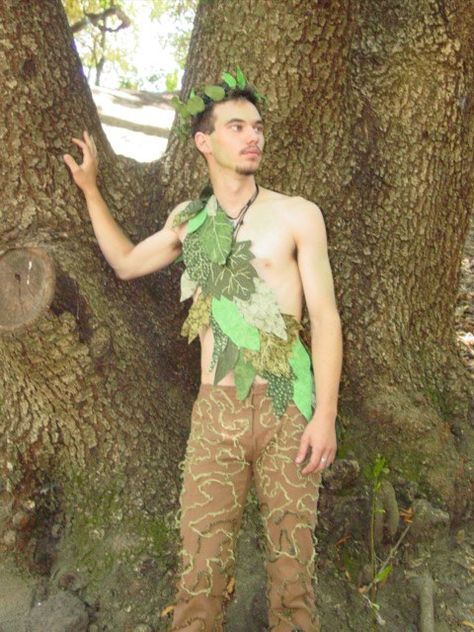 Forest Spirit by luckinspades Enchanted Outfit For Men, Enchanted Forest Mens Attire, Enchanted Forest Costume Male, Enchanted Forest Men Outfit, Men Fairy Costume, Enchanted Forest Theme Outfit Men, Enchanted Forest Outfit Men, Forest King Costume, Enchanted Forest Theme Outfit