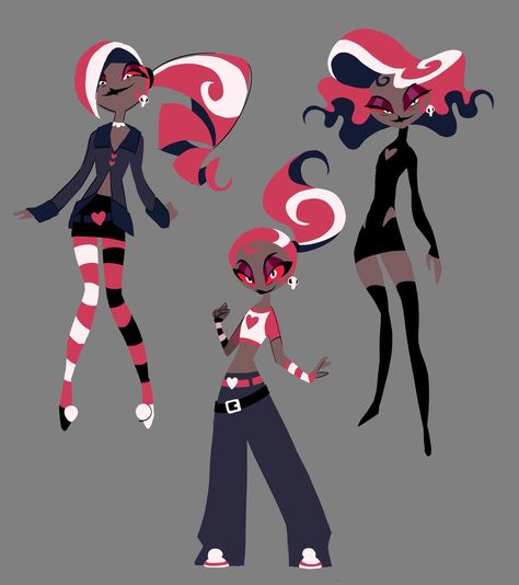 Character Design Outfits, Vivziepop Art Style, Velvette Hazbin Hotel, I Did It Again, Pookie Wookie, Monster Hotel, Doll Diy, Vivziepop Hazbin Hotel, Alt Fashion