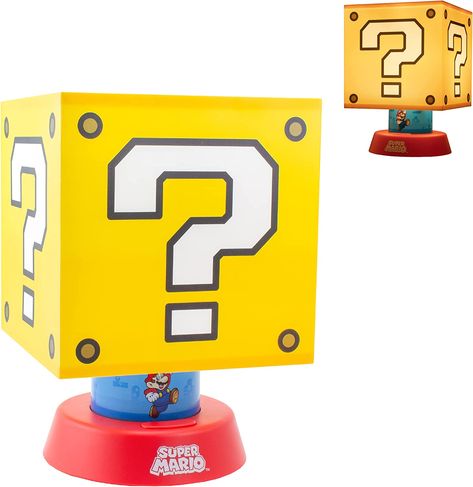 Super Mario Icon Lamp with Three Brightness Settings and Auto Shut Off Mario Video Game, Mario Mario, Light Icon, Tall Lamps, Night Light Kids, Night Light Lamp, Original Gifts, Dimmable Lamp, Can Lights