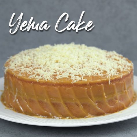 Yema Cake Recipe, National Bookstore, Baking Simple, Yema Cake, Recipe Baking, Fully Booked, Dessert Cake, Piece Of Cake, Cake Recipe