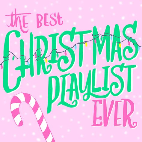 We put together the best Christmas playlist ever with all the classics plus some throwback favorites, too! Spotify Playlist Pics, Diy Christmas Art, Diy Christmas Sweater, Playlist Pics, Christmas Playlist, Party Playlist, Favorite Christmas Songs, Lettering Illustration, Christmas Decorations Wreaths