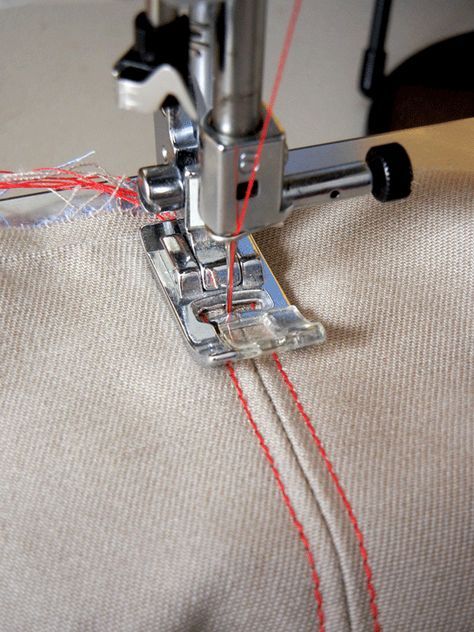 Stitching in the ditch is a quilting technique, but it's a good one to know for other sewing projects as well.  I don't use it a ton, but occasionally when I'm making curtains or am loo... Stitch In The Ditch, Sew Ins, Beginner Sewing Projects Easy, Leftover Fabric, Fabric Baskets, Sewing Projects For Beginners, Sewing Skills, Diy Couture, Love Sewing