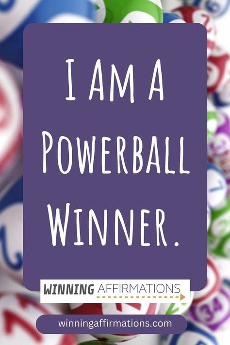 Lottery Affirmations, Winning Affirmations, Affirmations For Wealth, Lottery Winning, Positive Statements, Money Vision Board, Stunning Nails, Lottery Winner, Vision Board Affirmations