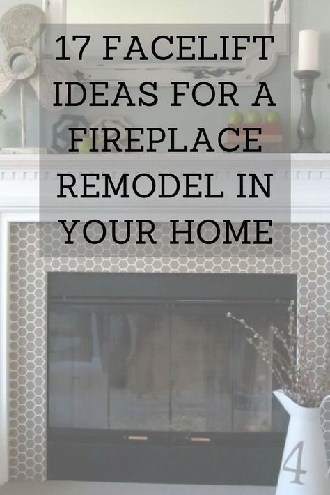 17 Facelift Ideas for a Fireplace Remodel in Your Home- Is your fireplace in need of a facelift? Get some inspiration for your fireplace remodel from these 17 makeovers by some of our most bold and creative Hometalkers! #hometalk #fireplace #remodels #home #diyhome #diyhomedecor #diyfireplaces #fires #brick #paint #painted Fireplace Remodel Diy, Glow Stick Ideas, Brick Fireplace Remodel, Corner Fireplace Makeover, Diy Fireplace Makeover, Marble Fireplace Surround, Fireplace Facade, Brick Fireplace Makeover, Old Fireplace