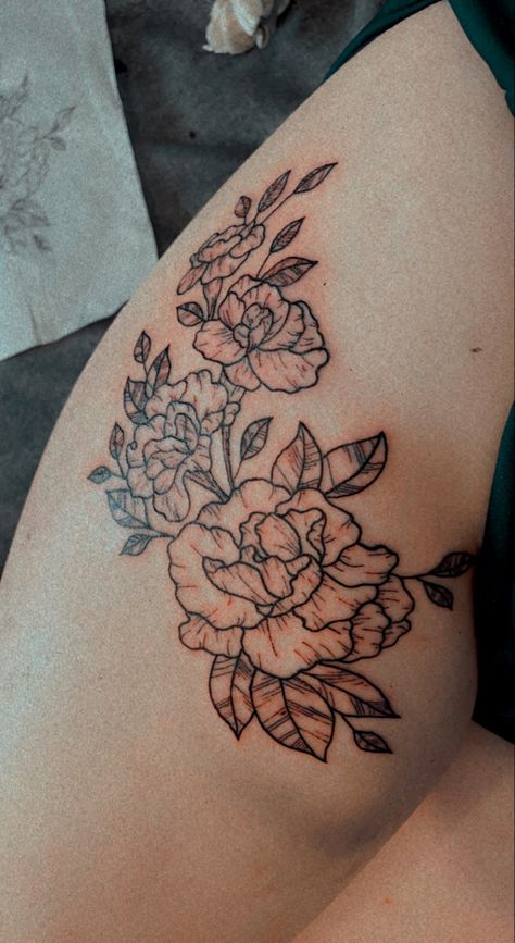 Carnation Tattoo, Carnation Flowers, Body Decor, Carnation Flower, Flower Tattoo, Hair Accessories, Tattoos, Outfit Accessories, Flowers