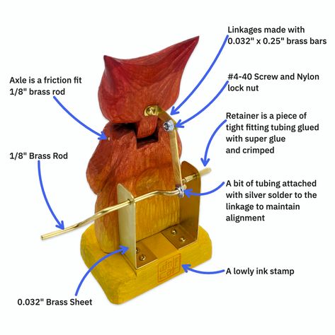 Kinetic Pieces Annotated  | wolfCatWorkshop Kinetic Toys, Steampunk Animals, Mechanical Animals, Mechanical Clock, Mechanical Art, Toys Diy, Making Connections, Diy Toys, Makers Mark